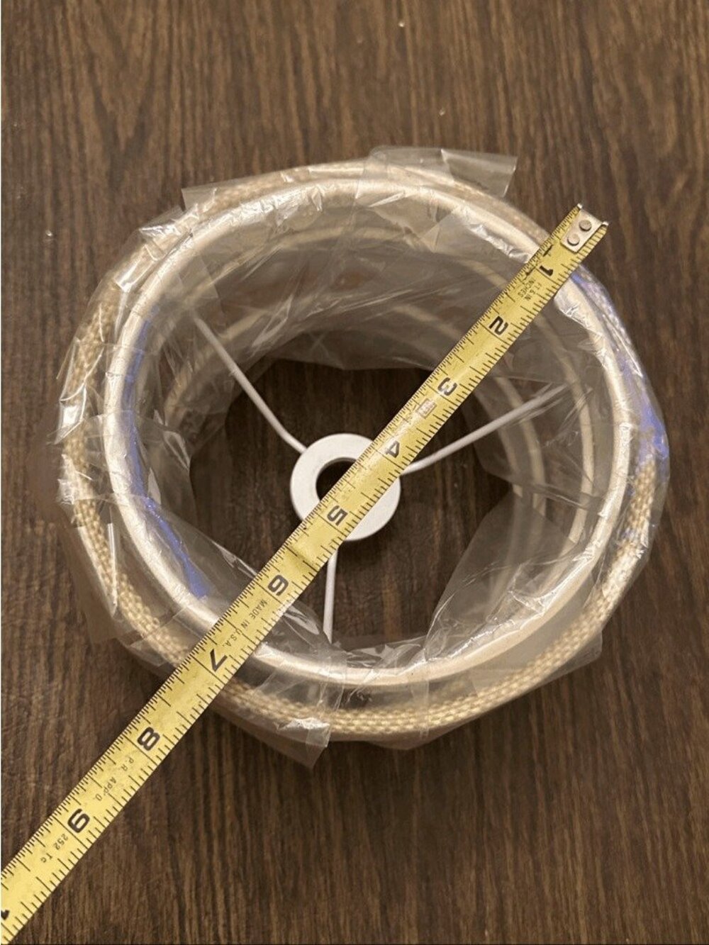Rustic Style Small Drum Shape Bulrap Lampshade - Picture 6 of 7